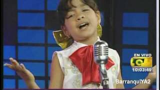 SALOME niña cantante de 8 años sorprendente quotme gustas muchoquot [upl. by Panther]