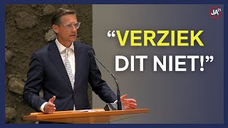 De boodschap van Eerdmans aan het kabinet Verziek dit niet  APB 2024 [upl. by Laughry419]