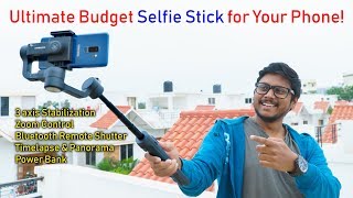 Budget Selfie Stick with 3 axis Stabilization for Your Smartphone [upl. by Nlocnil]