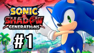 SONIC X SHADOW GENERATIONS 1  GAMEPLAY DO INÍCIO [upl. by Erbma]