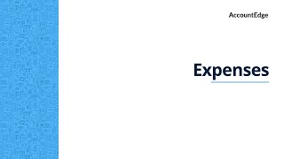 Quick View Expenses in AccountEdge [upl. by Ariuqahs]