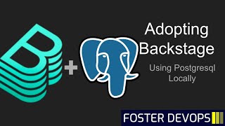 How to use PostgreSQL in a local Backstage Application [upl. by Bibah]