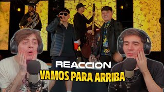 REACCION Junior H x Gabito Ballesteros  Vamos Para Arriba En Vivo [upl. by Bugbee]