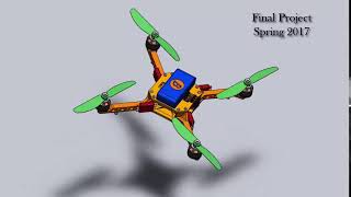 QuadCopter MECE 1221 Final Project Spring 2017 [upl. by Naillig]