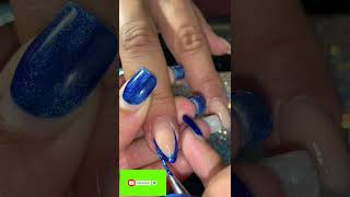 Almond nails for beginners fypシ゚viral nails youtubereels nailsdesign almondnails ❤️❤️ [upl. by Halullat271]