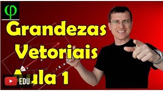 Grandezas vetoriais x escalares  VETORES  Aula 1  Prof Marcelo Boaro [upl. by Ttezil]