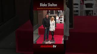 Blake Shelton gets a Star on the Hollywood Walk of Fame shorts [upl. by Clapp998]