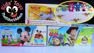 Zaini Disney Surprise Eggs Disney Planes Mickey Mouse Clubhouse Toy Story [upl. by Traweek19]