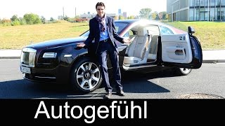 RollsRoyce Wraith FULL REVIEW Ghost Coupé test driven 2016  Autogefühl [upl. by Ydderf]