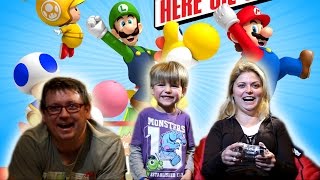 Fun with New Super Mario Bros Wii U  Sammie and Mammy [upl. by Lancey426]