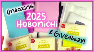 2025 Hobonichi Unboxing  GIVEAWAY 🎁 [upl. by Sirc447]