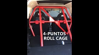 Fabricacion e Instalacion de Roll Cage Asientos y Cinturones OMP IMAGENES [upl. by Ellenwahs]