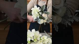 Bridal Bouquet Easy Tutorial floraldesign bouquet flowertutorial [upl. by Ziza]