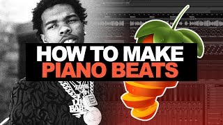 HOW TO MAKE A PIANO BEAT FROM SCRATCH LIL BABY  FL Studio Tutorial [upl. by Aihseuqram441]