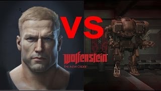 Wolfenstein The New Order Босс  Как избавить от страданий Вайата Победить робота [upl. by Ahsiram]