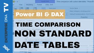 Compare Time Periods With Non Standard Date Tables  DAX amp Power BI [upl. by Yerbua]