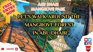 Jubail Mangrove Park Jubail Island Abu Dhabi  A Complete Walk Through The Nature  Free Entry Now [upl. by Kaia]