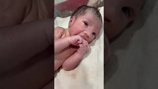 New born baby activity cutebaby newlyborn godblessyou newbornarrival religiousexpression cute [upl. by Eellah]