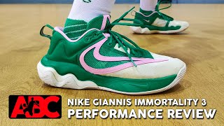 Nike Giannis Immortality 3  Performance Review [upl. by Orit]