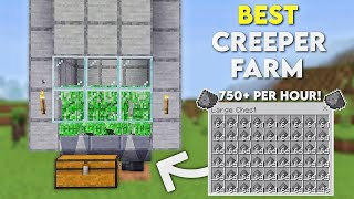 NEW 121 CREEPER GUNPOWDER Farm In Minecraft Bedrock Edition WindowsMCPEPS4 [upl. by Sedda]