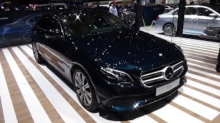 2017  MercedesBenz E 220d  Exterior and Interior  Geneva Motor Show 2016 [upl. by Franky477]