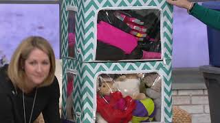 Periea Set of 2 Large Collapsible Storage Boxes on QVC [upl. by Nealy]