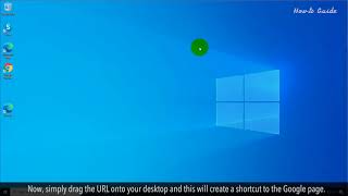 How to add a Google shortcut to your Desktop [upl. by Utica]