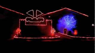 2011 Halloween Light Show quotDead Mans Partyquot [upl. by Domel473]