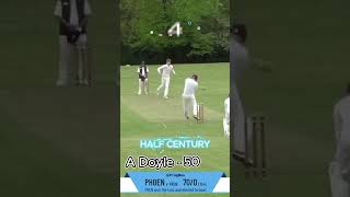 Alan Doyle’s first ton of the year cricket cricketmatch coyp crickethighlights [upl. by Alyakam]