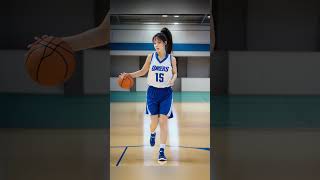 篮球女孩的一生 the life of a basketball girl basketball life girl ai aianimation [upl. by Aileduab]