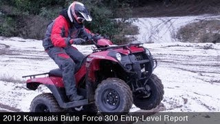 2012 Kawasaki Brute Force 300 EntryLevel Report [upl. by Nennarb113]