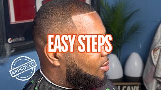 Drop Fade RIGHT SIDE ONLY Haircut 🔥 fyp tutorial [upl. by Papageno]