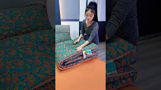 This velvet quilt is so useful skinfriendly and breathableviralvideo viralshort youtubeshorts [upl. by Ahtekal]