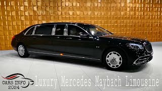 2024 Mercedes Maybach S650 Pullman  Luxury Presidential VIP Car Ever  V12 MercedesBenz Review [upl. by Airdnassac]