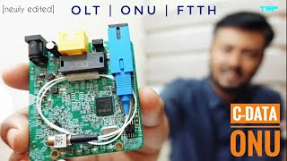 Fiber Optic Internet Connection OLT EPon GPon ONU FTTH Broad Band Internet Guidelines [upl. by Alister]