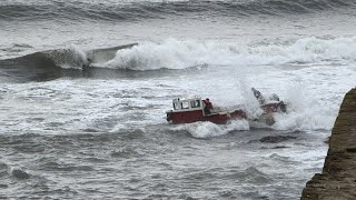 Fishing boat wreck off St Andrews Scotland [upl. by Innis88]