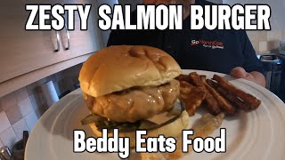 ZESTY SALMON BURGER [upl. by Giacinta]