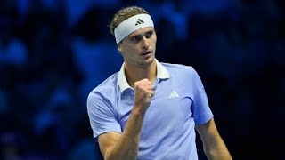 Alexander Zverev vence Andrey Rublev e estreia com vitória no ATP Finals [upl. by Ez]