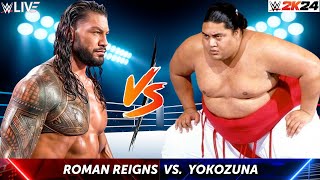 Roman Reigns Vs Yokozuna  Last Man Standing Match [upl. by Ainnet166]