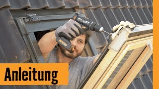 Rollladen nachrüsten am Dachfenster  HORNBACH Meisterschmiede [upl. by Norvan]