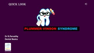 QL Plummer Vinson Syndrome [upl. by Rabma]