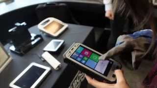 Panasonic FZE1 Windows Phone Hands On Deutsch [upl. by Daenis615]