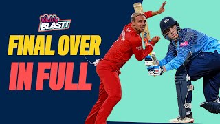 Thrilling Final Over IN FULL  Dramatic Roses Encounter Goes To Final Ball  Vitality Blast 2022 [upl. by Haimarej915]