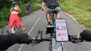 BHF  London to Brighton Bike Ride  Cycling up Ditchling Beacon  4K video [upl. by Nasus]