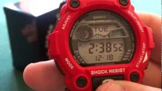 CASIO GSHOCK REVIEW AND UNBOXING G7900A4 RESCUE RED [upl. by Lokim]