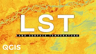 Land Surface Temperature  Calculate LST in QGIS qgis temperature [upl. by Ahsineg]