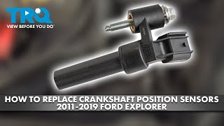 How to Replace Crankshaft Position Sensor 20112019 Ford Explorer [upl. by Ylro]