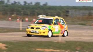 Woodbridge stages 2011Meirion EvansGrant Rees Nissan Micra J1000 [upl. by Nemraciram]