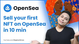 Complete OpenSea Tutorial to Sell your first NFT in Hindi  Stephen SIMON [upl. by Georgine758]