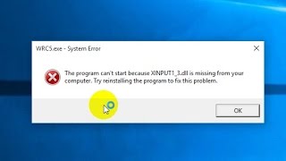 How to fix quotXINPUT13dll is missingquot error [upl. by Helli]